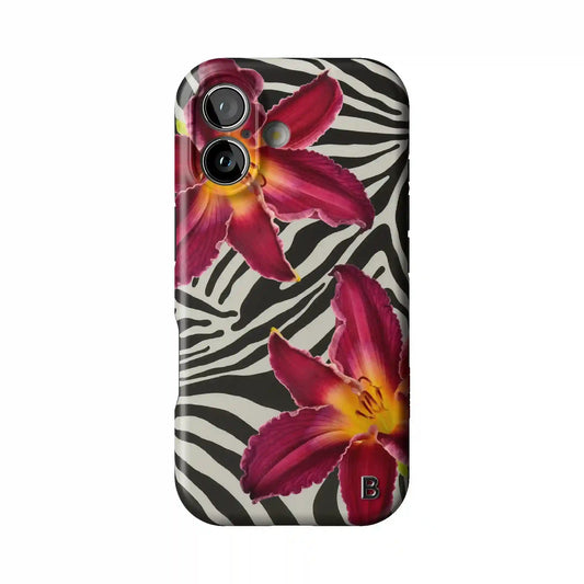 Zebra Lily Statement iPhone Case